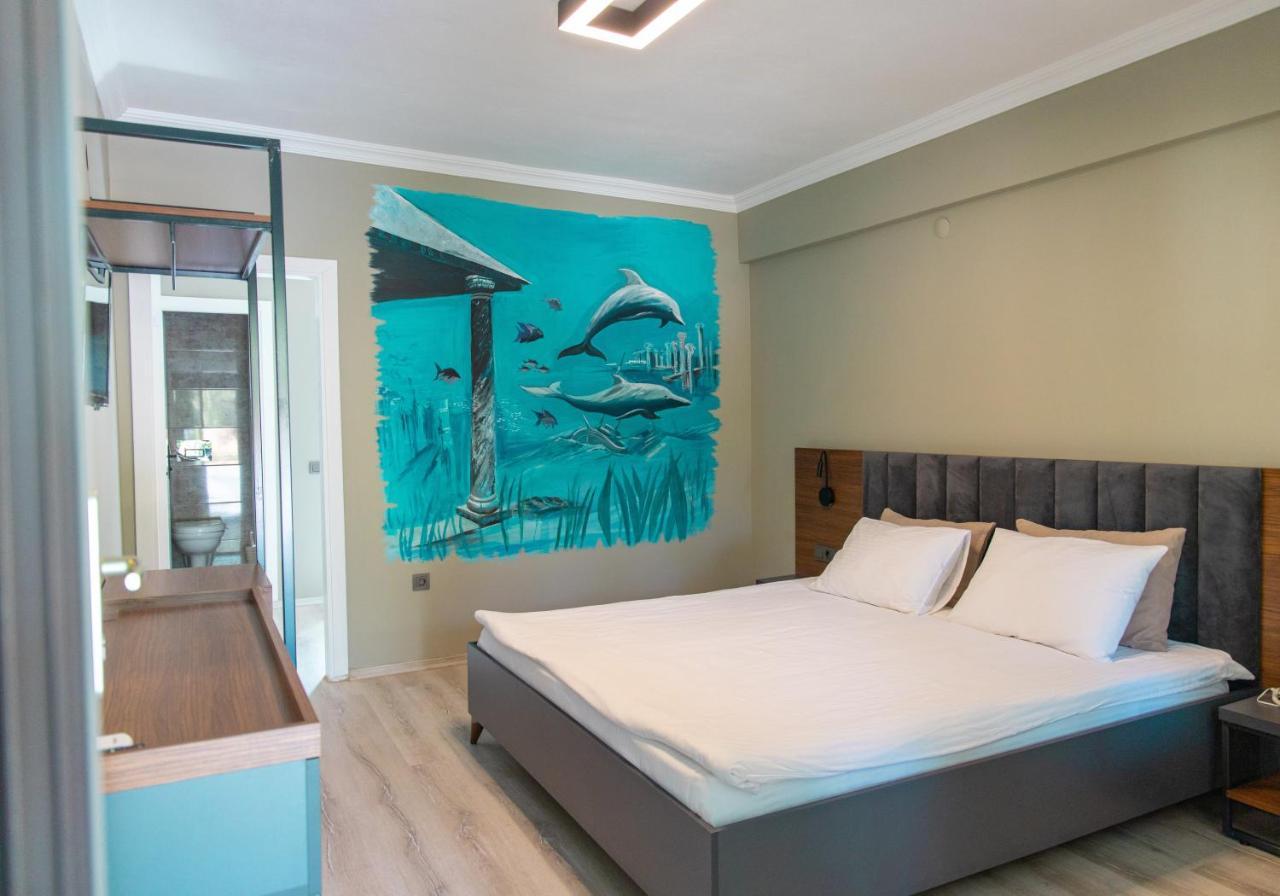 Kayalar Blue Beach Hotel Sazlı Extérieur photo